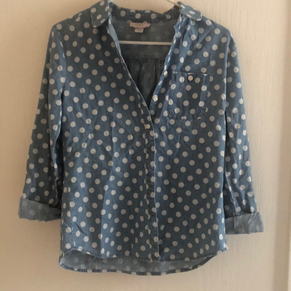 Jean button up